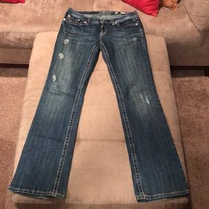 Miss Me Sunny boot cut destressed jeans